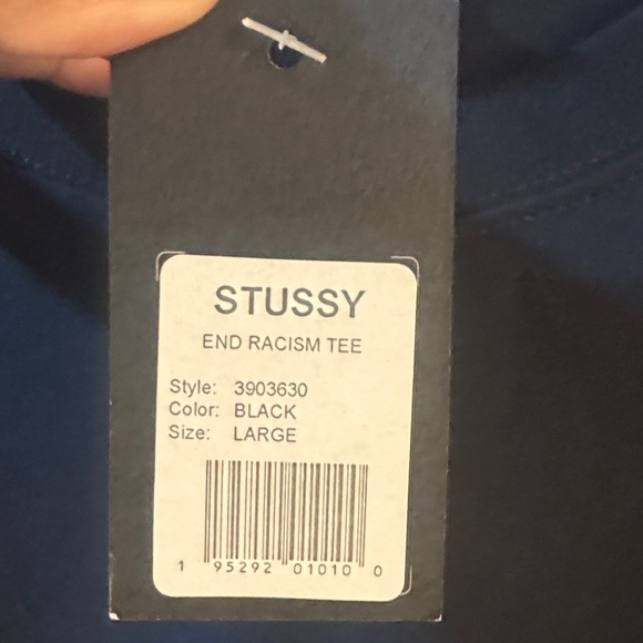 NEW STUSSY End Racism Tee- Large - Picture 6 of 7